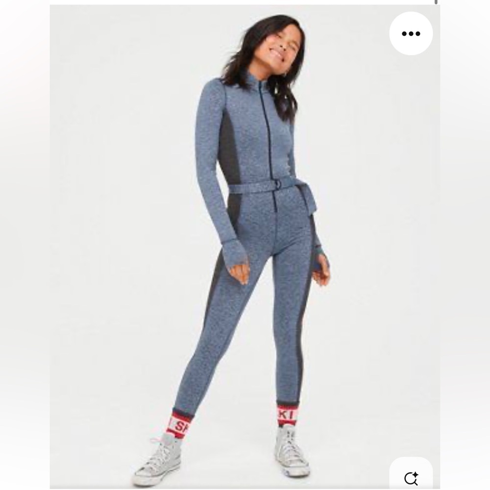 Aerie - Offline Chillside Collection Blue Ski Jumpsuit